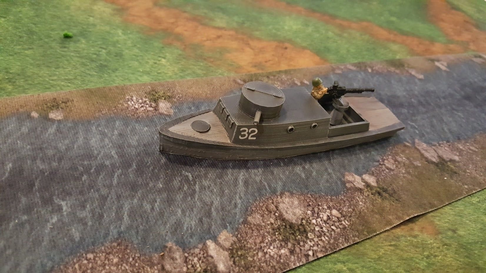 Details about   1/87 Military 3D Printed Riverine Assault  Boat HO 
