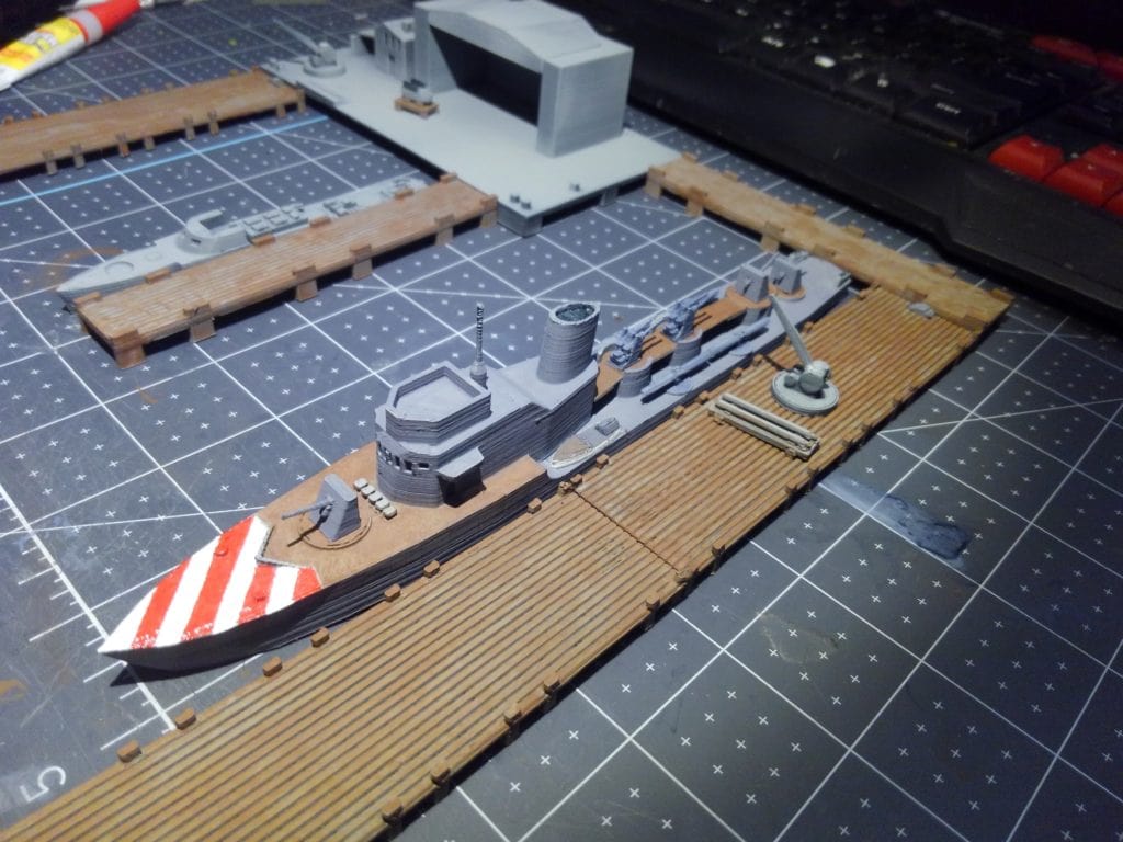 Naval Wargaming 1/300 scale US Navy PGM 7 class Gun Boat Cruel Seas 