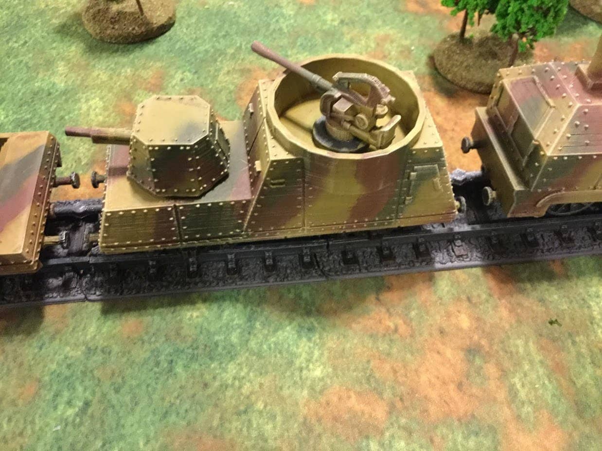 Bolt Action Chain of Command 28mm 1 Armoured Train Wagon or a Locomotive