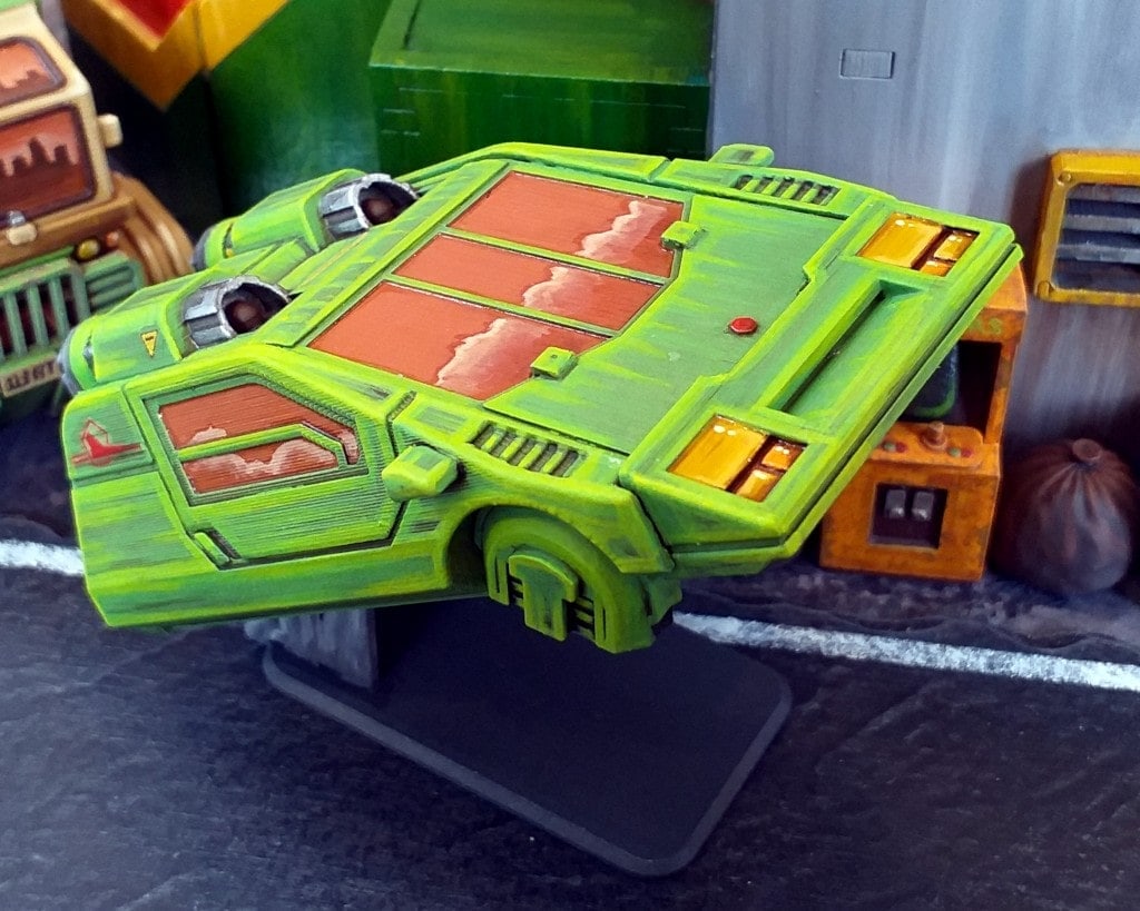Combat hover car with 4 crew 25mm scale stargrunt sci-fi 