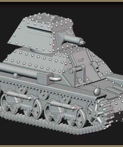 28mm 1/56  3D printed Dutch Vickers Light Tractor Suitable for Bolt Action etc 