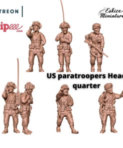 3D Printable US paratroopers on M53 scooter - 28mm by Eskice Miniature -  Aron