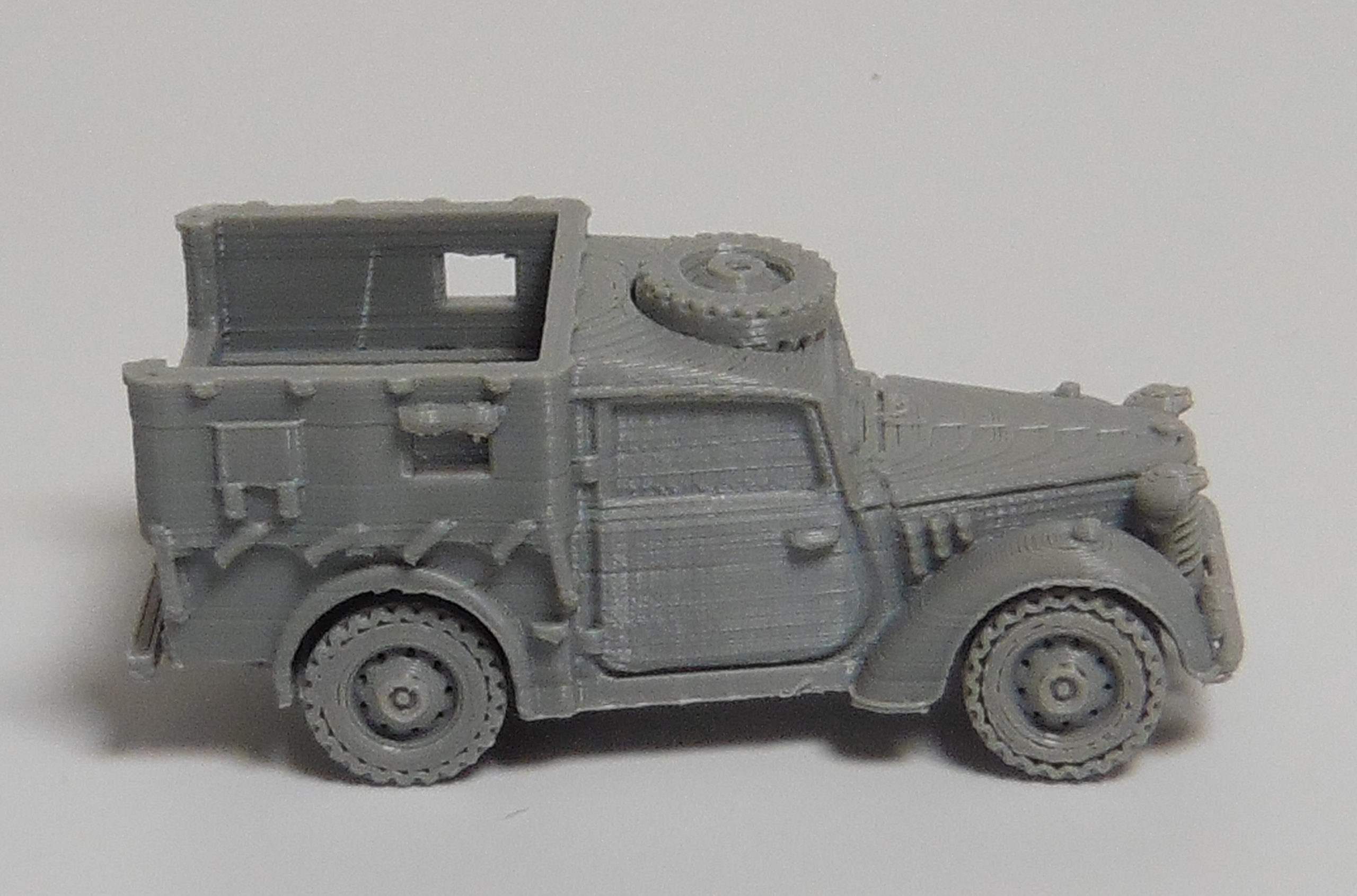 28mm 1/56 3D printed WWII British Austin Tilly Radio Vehicle for Bolt Action 