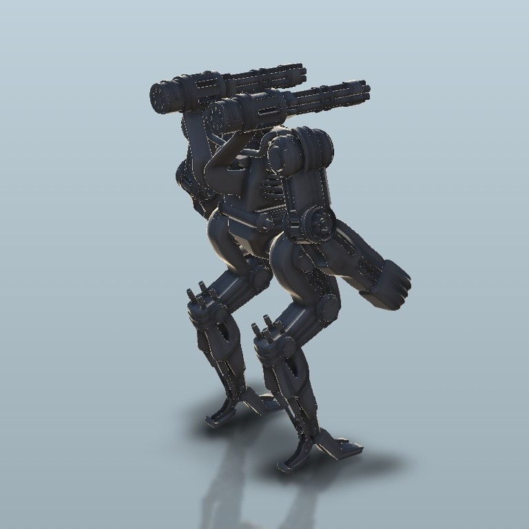 Latter Poleret Handel Robot Bi-guns - Wargaming3D