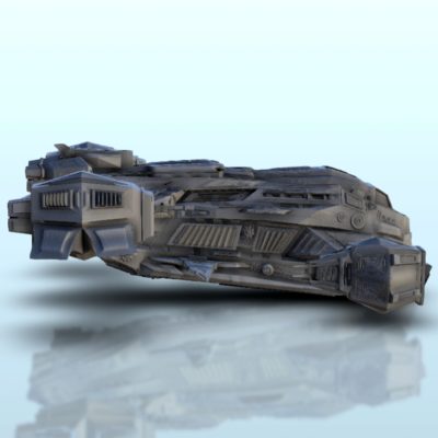 Ichnae spaceship 8 - Wargaming3D