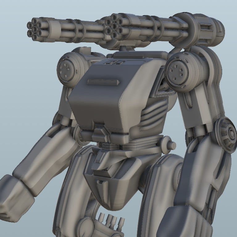 Latter Poleret Handel Robot Bi-guns - Wargaming3D