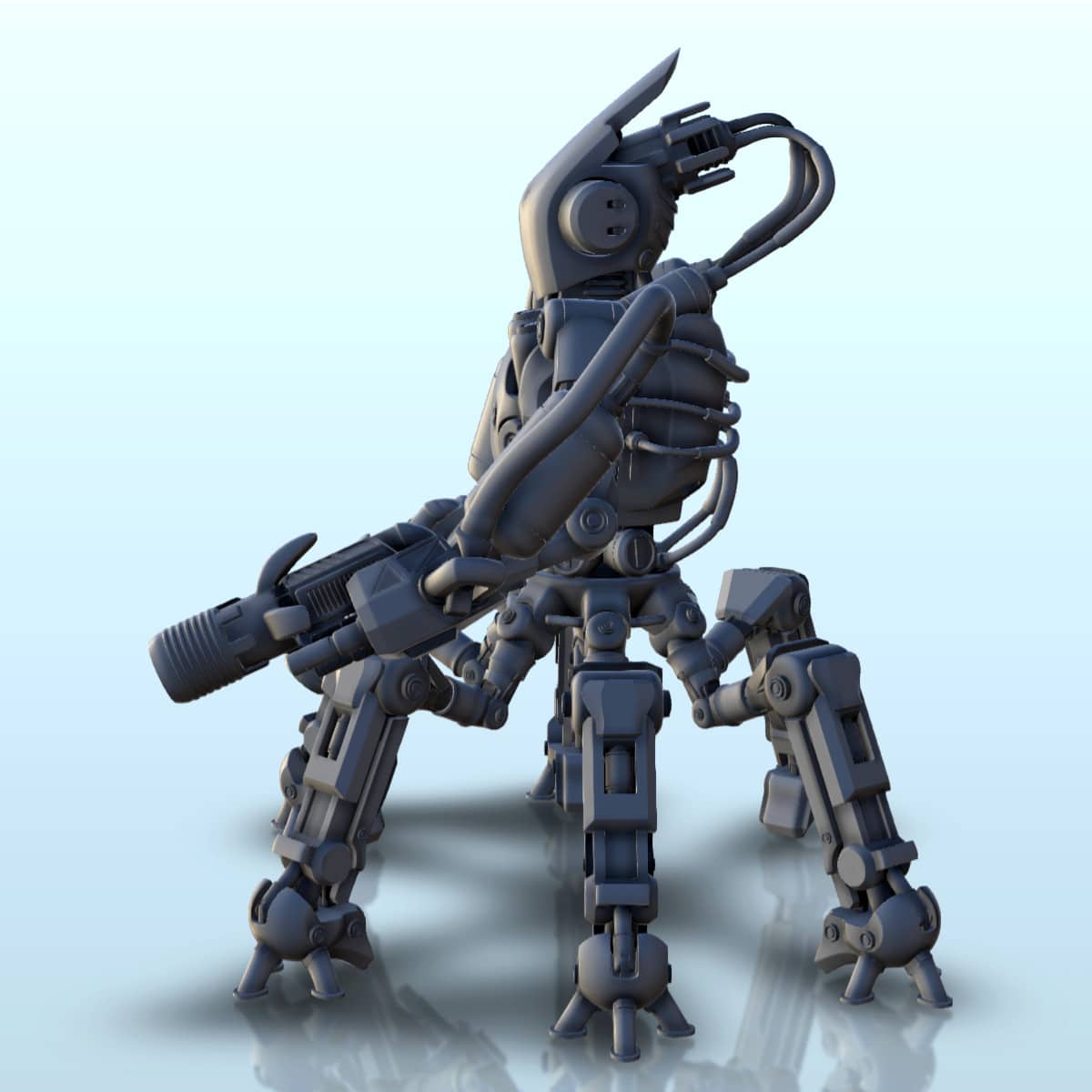 Combat Robot - Download Free 3D model by ilushandro (@ilushandro) [55fe65b]